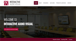 Desktop Screenshot of interactiveaudiovisual.com